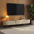 Meuble TV en cuir
