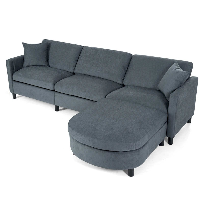 Canapé (incluant un pouf et des coussins amovibles)