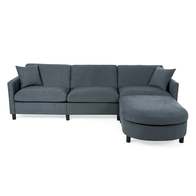 Canapé (incluant un pouf et des coussins amovibles)