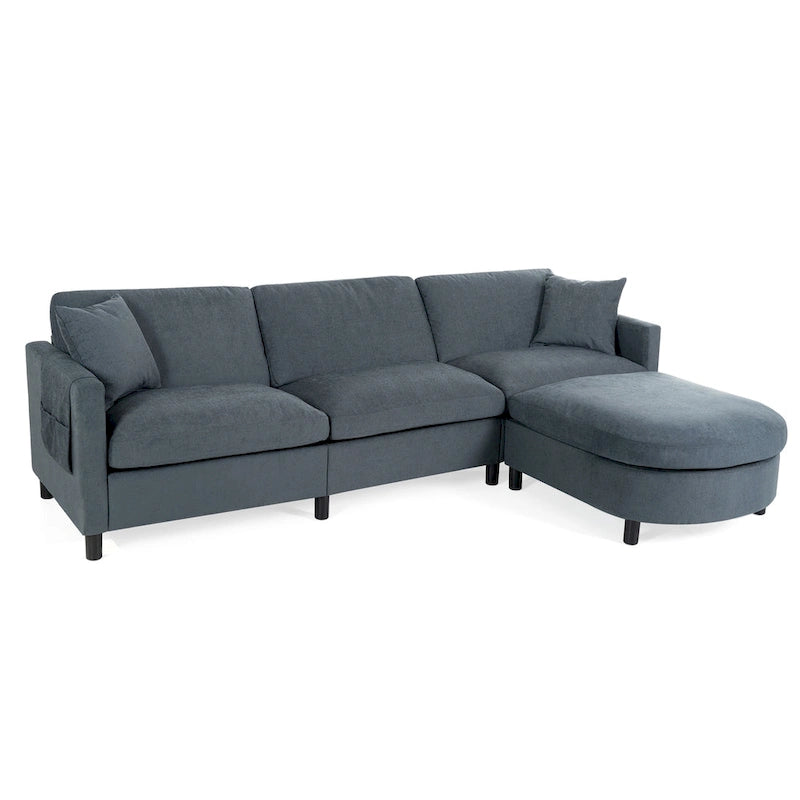 Canapé (incluant un pouf et des coussins amovibles)