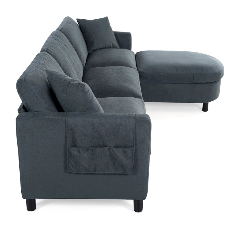 Canapé (incluant un pouf et des coussins amovibles)