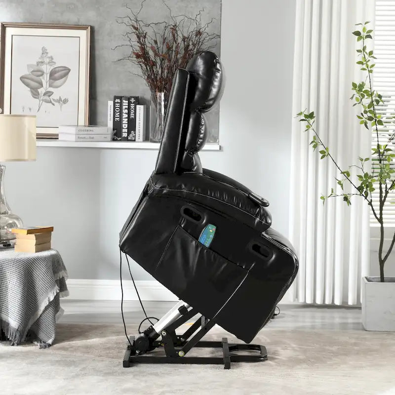 Fauteuil inclinable électrique, massant et chauffant pour personnes âgées