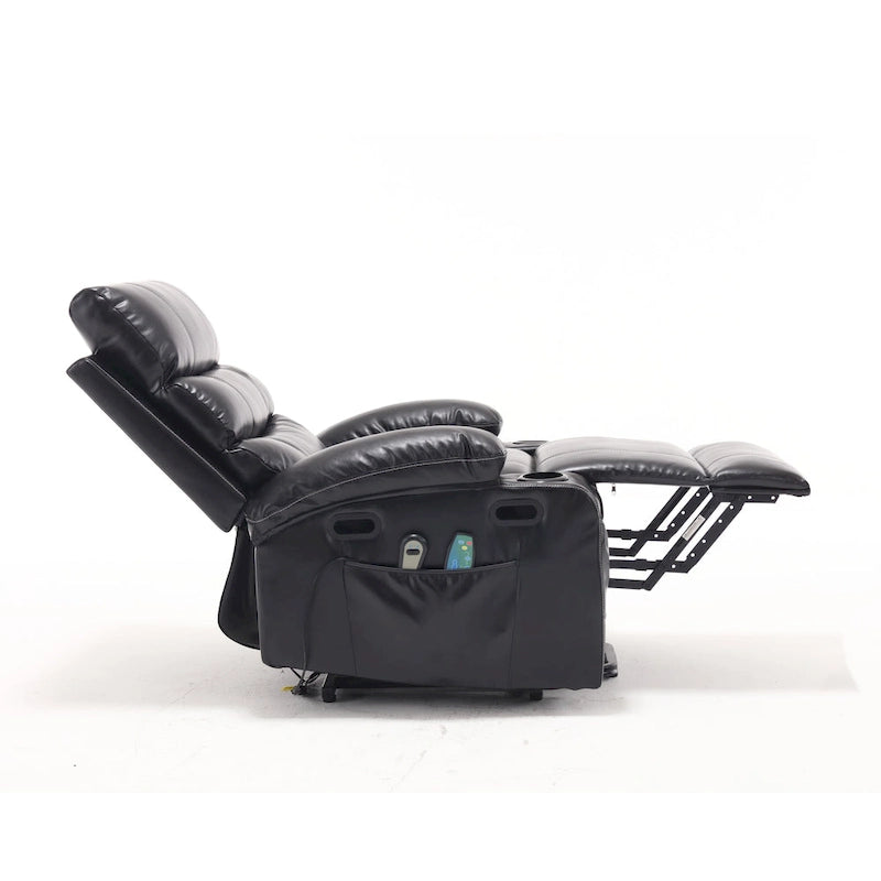 Fauteuil inclinable électrique, massant et chauffant pour personnes âgées