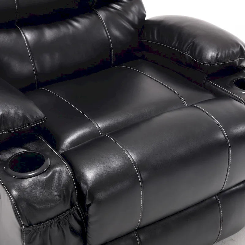 Fauteuil inclinable électrique, massant et chauffant pour personnes âgées