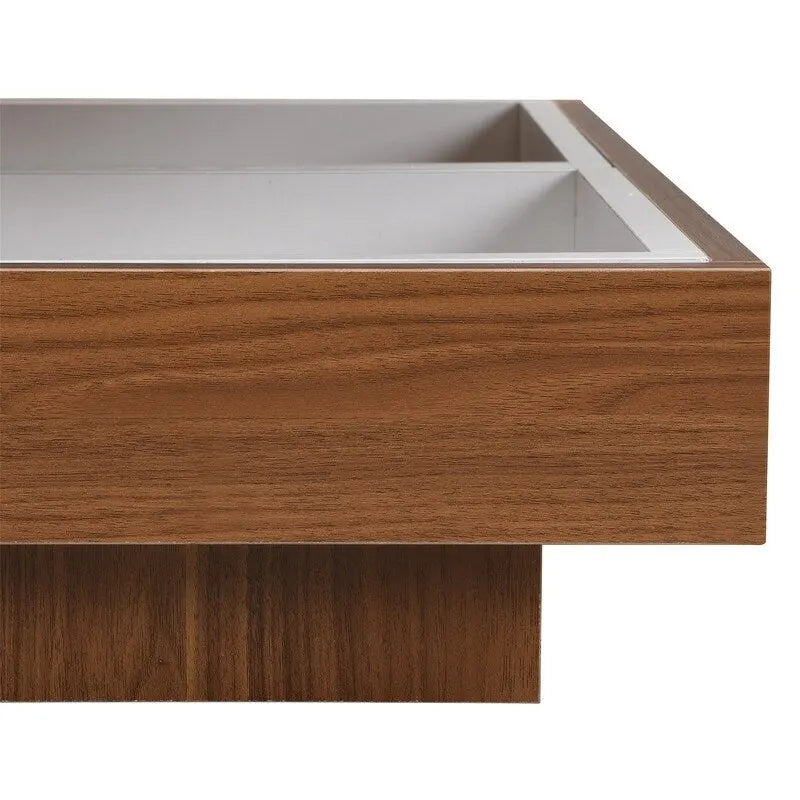 Table basse rotative carrée moderne