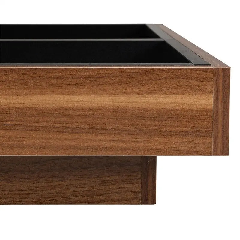 Table basse rotative carrée moderne