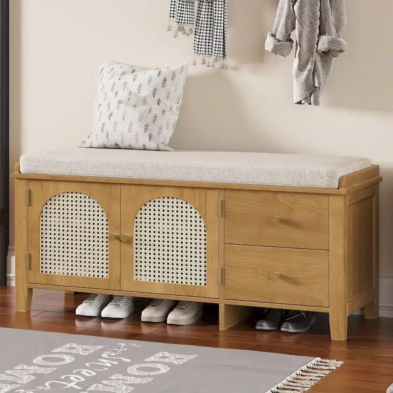 Banc à chaussures rétro