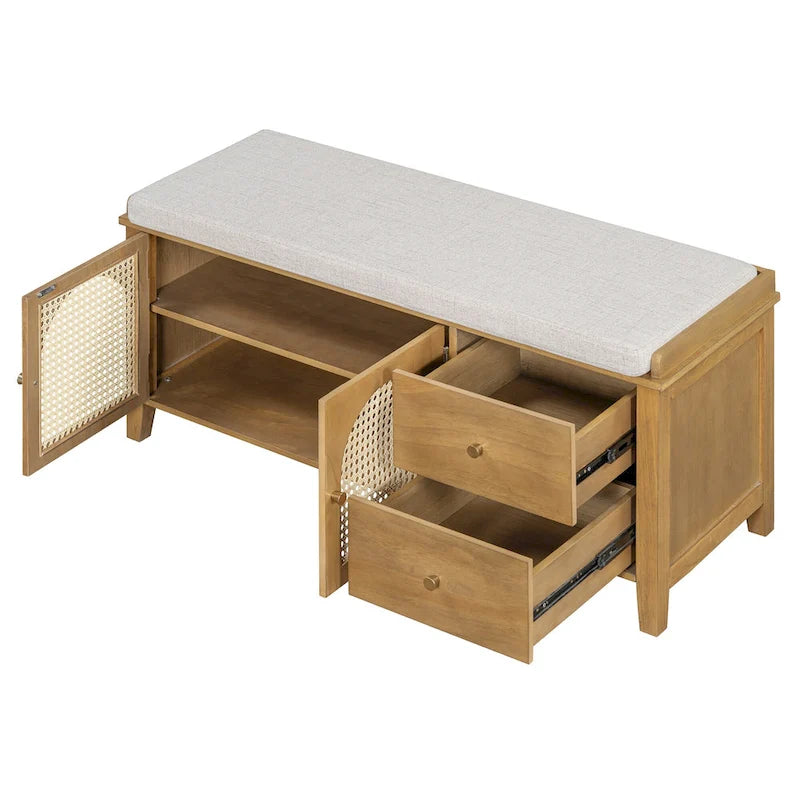 Banc à chaussures rétro