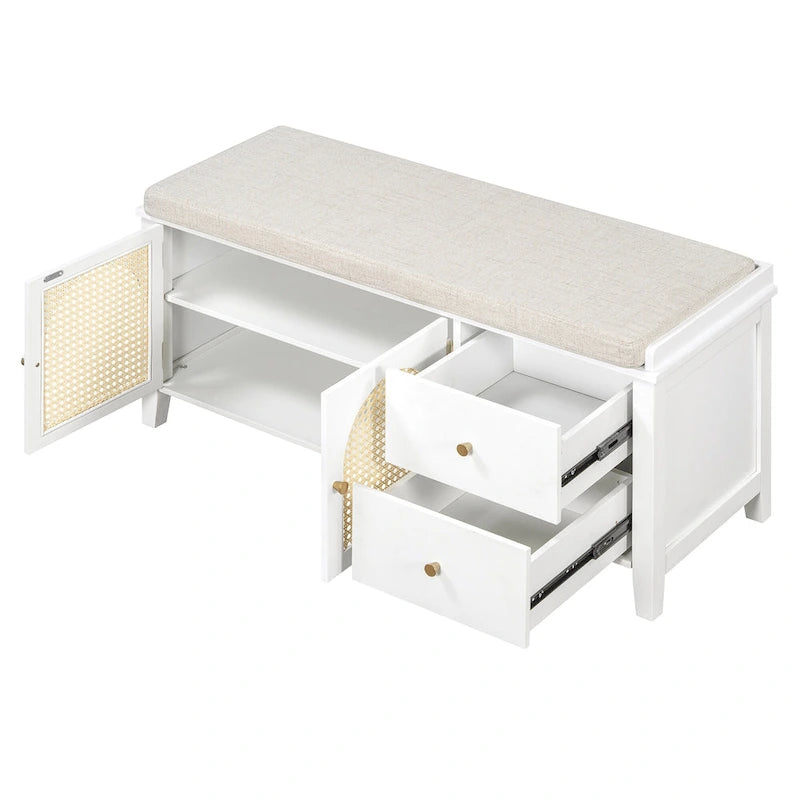 Banc à chaussures rétro