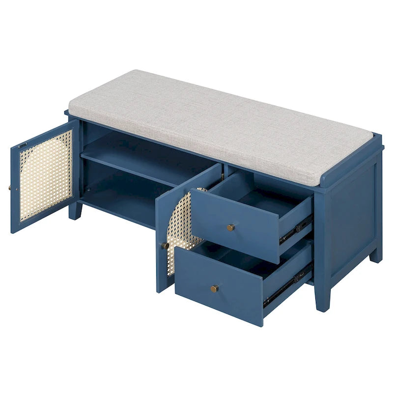 Banc à chaussures rétro
