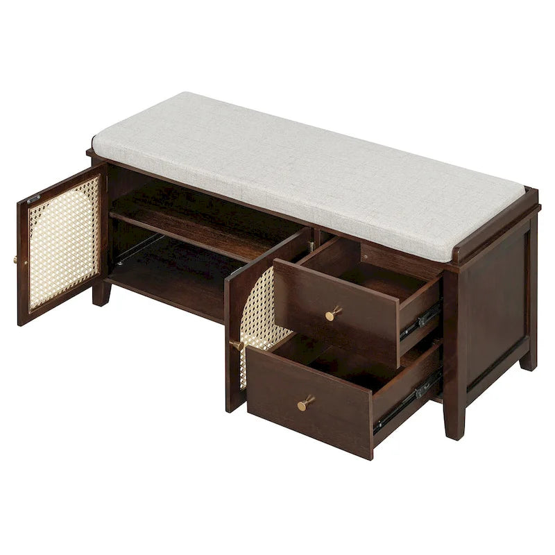Banc à chaussures rétro