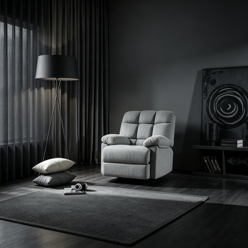 Fauteuil inclinable en tissu