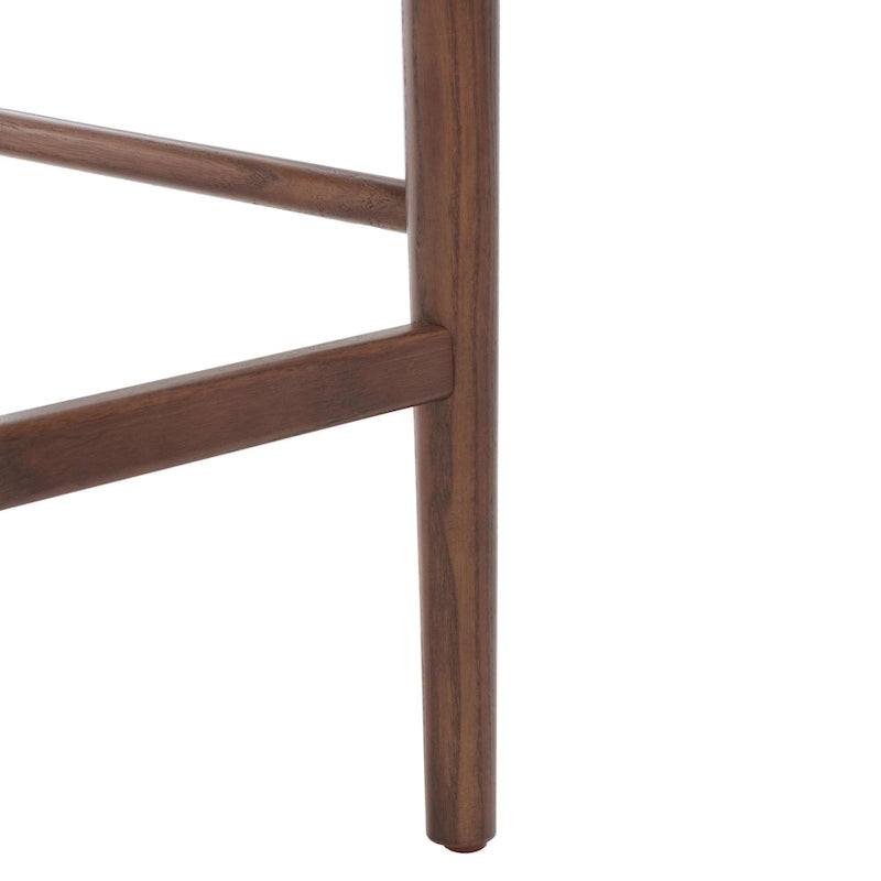 Chaises de bar en lin pour îlot de cuisine (Lot de 2)