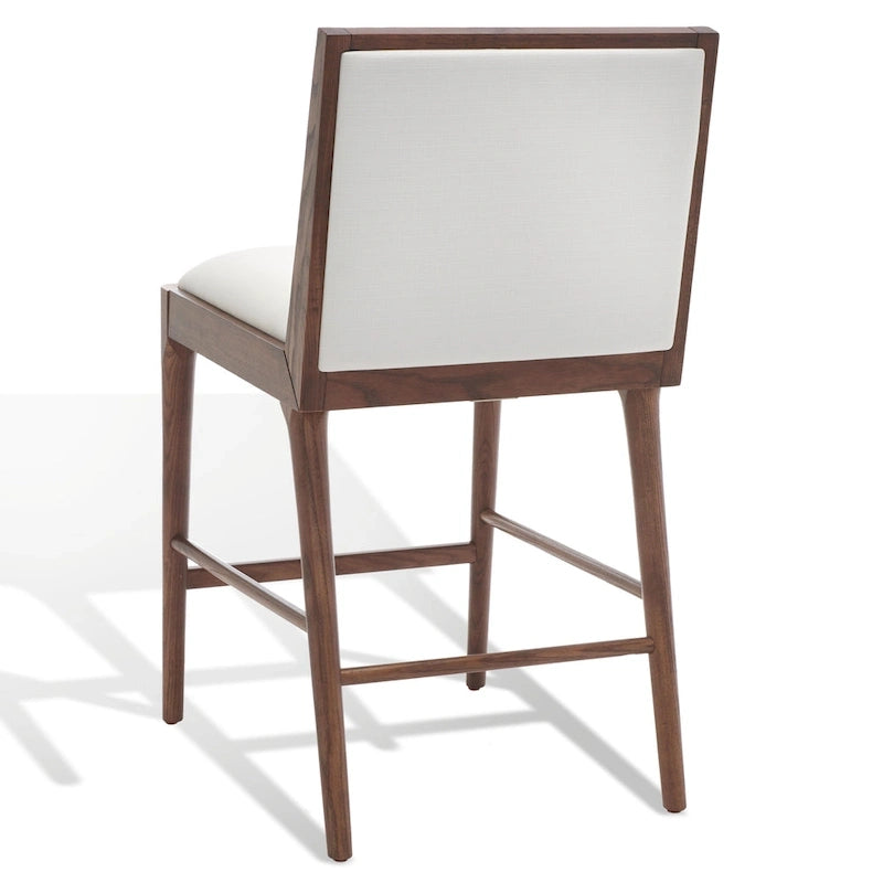 Chaises de bar en lin pour îlot de cuisine (Lot de 2)