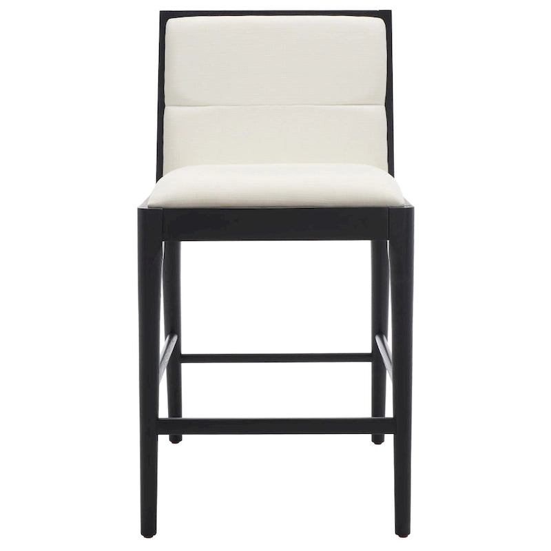 Chaises de bar en lin pour îlot de cuisine (Lot de 2)