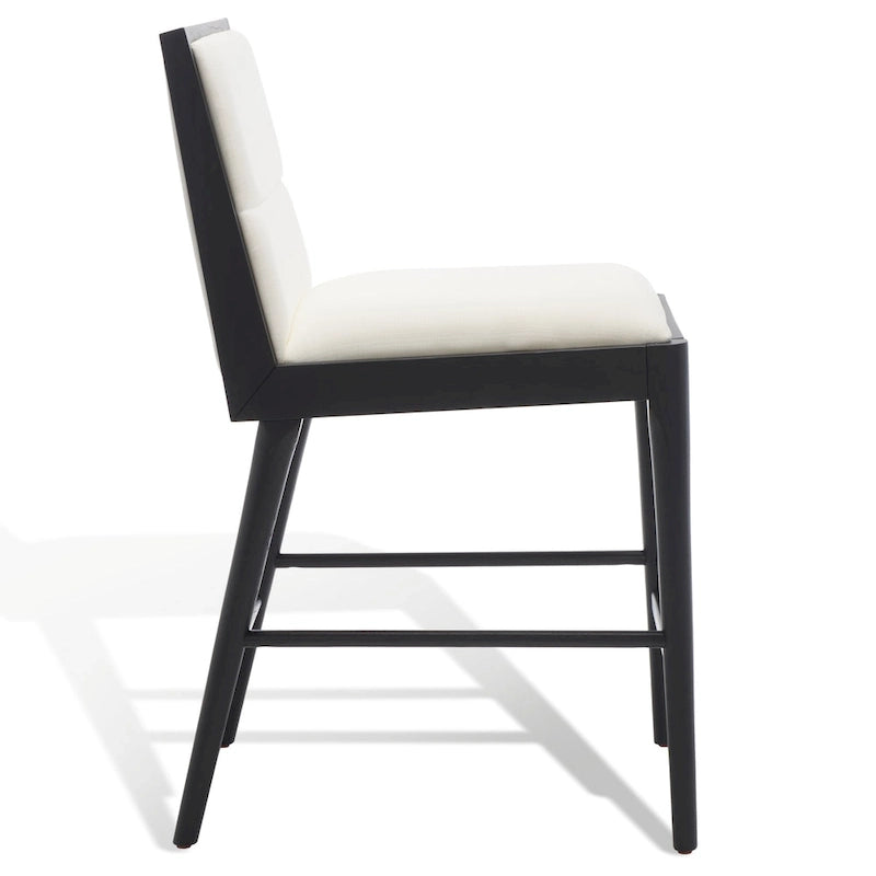 Chaises de bar en lin pour îlot de cuisine (Lot de 2)