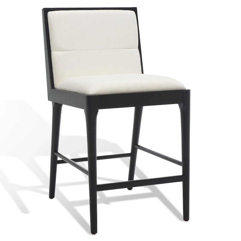 Chaises de bar en lin pour îlot de cuisine (Lot de 2)