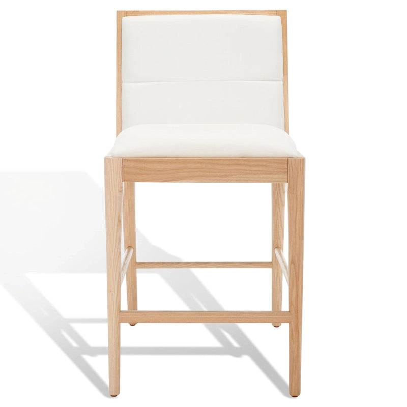 Chaises de bar en lin pour îlot de cuisine (Lot de 2)