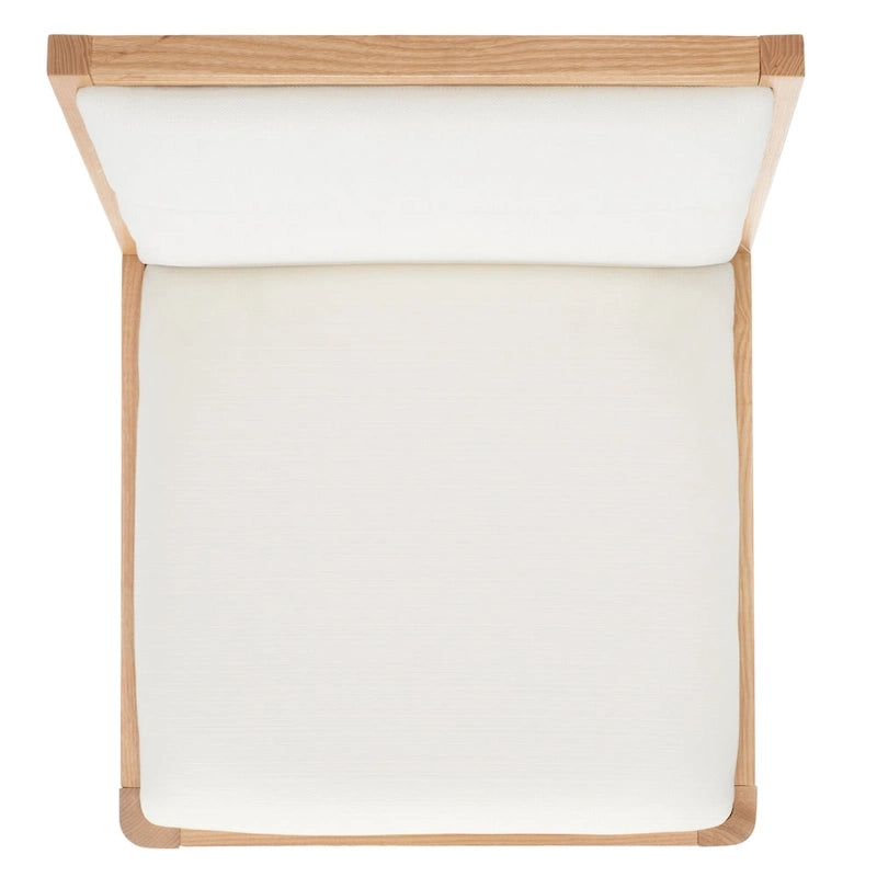 Chaises de bar en lin pour îlot de cuisine (Lot de 2)