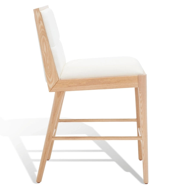 Chaises de bar en lin pour îlot de cuisine (Lot de 2)