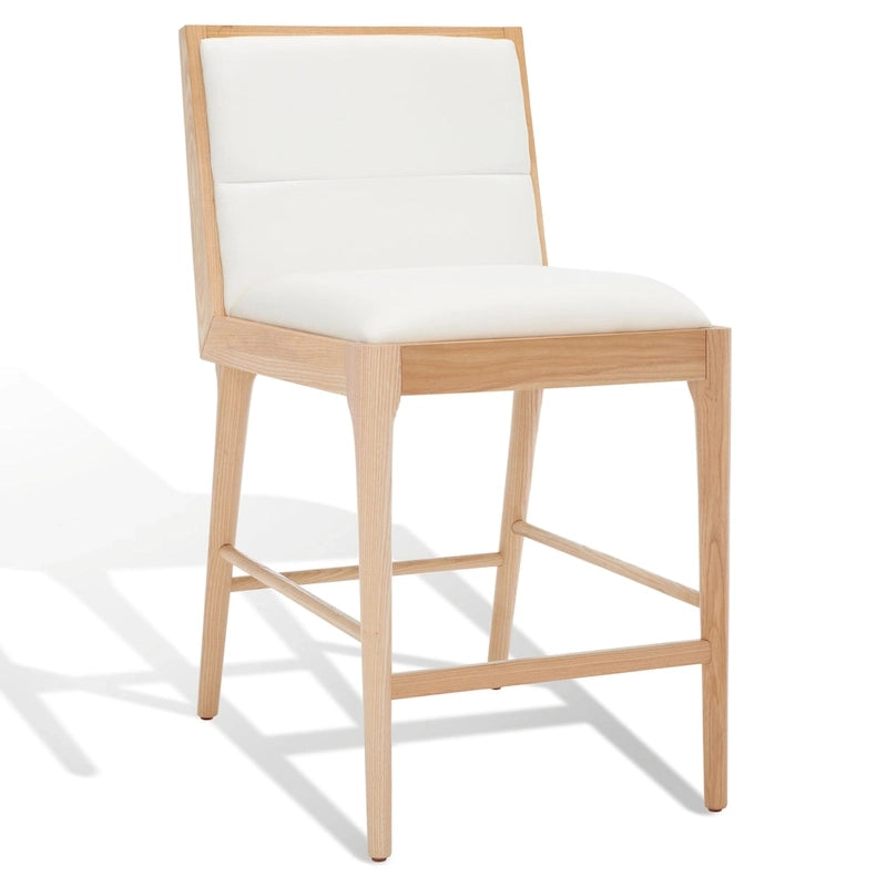 Chaises de bar en lin pour îlot de cuisine (Lot de 2)