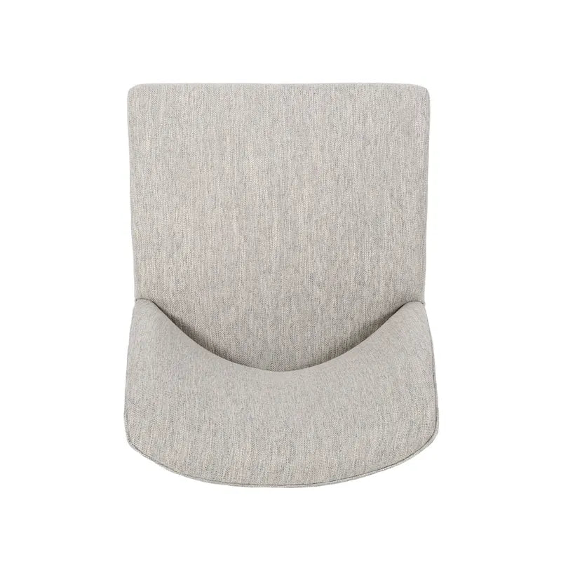 Chaises de salle à manger en bois massif avec revêtement en tissu (Lot de 2)