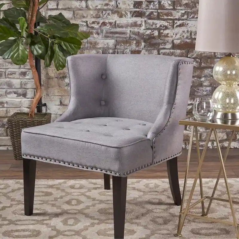 Chaise longue en tissu