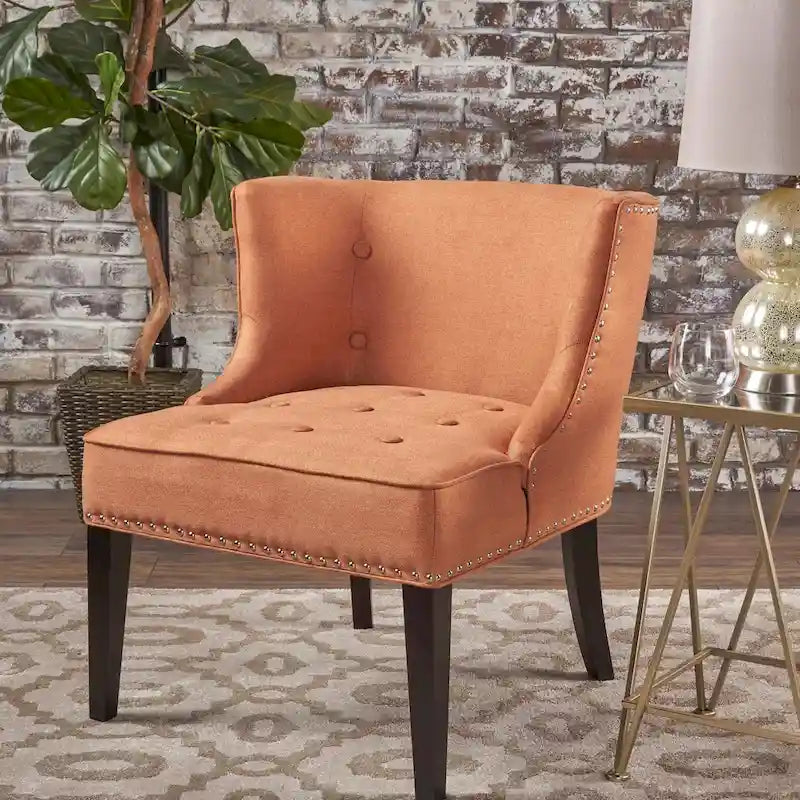 Chaise longue en tissu