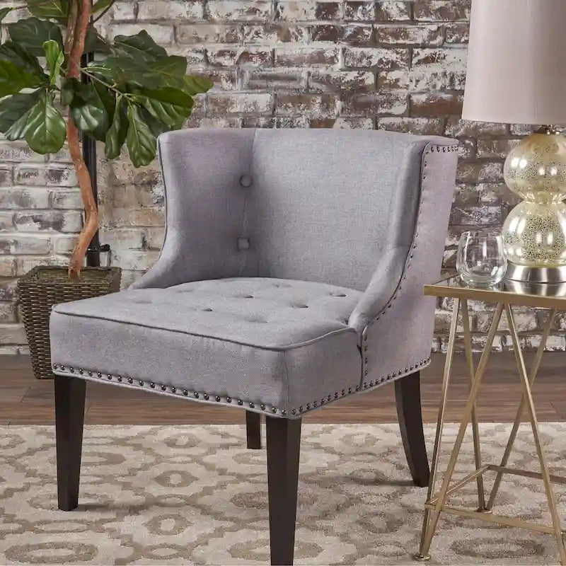 Chaise longue en tissu