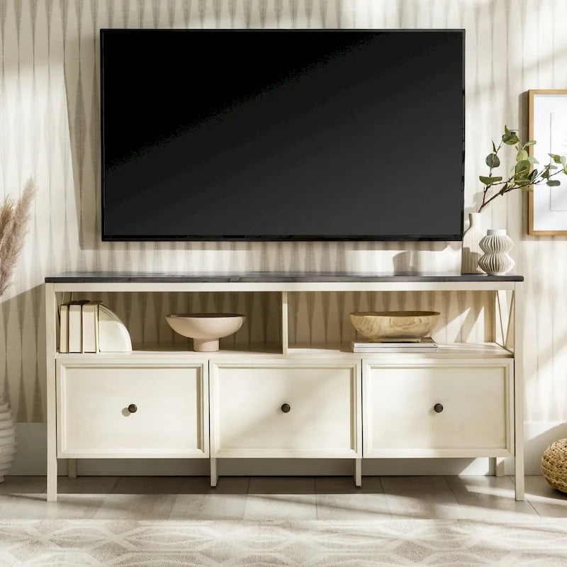 Meuble TV à trois tiroirs