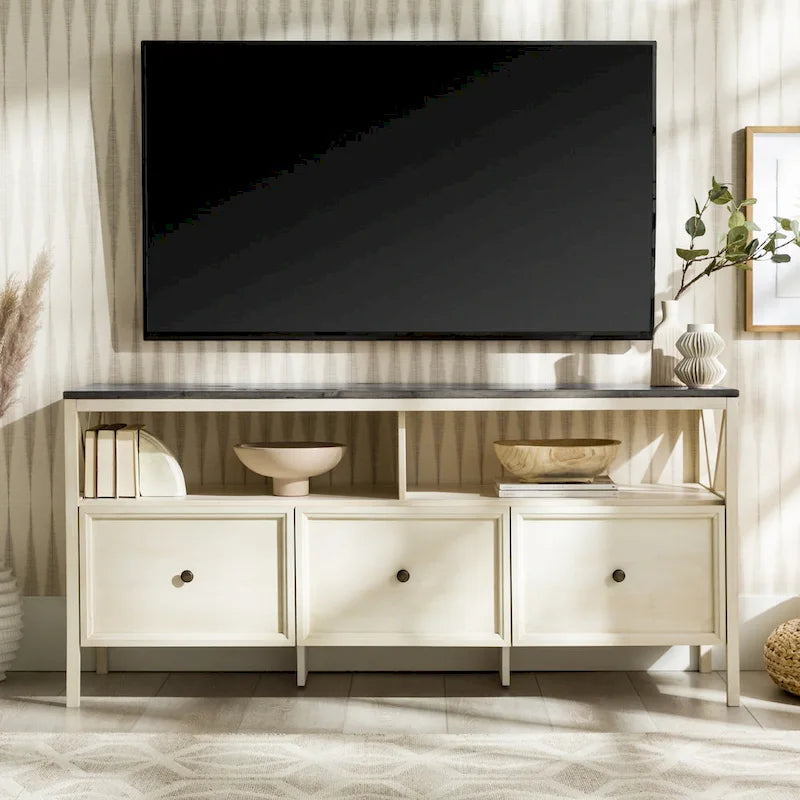 Meuble TV à trois tiroirs