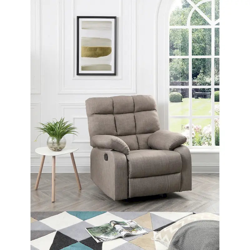 Fauteuil inclinable en tissu