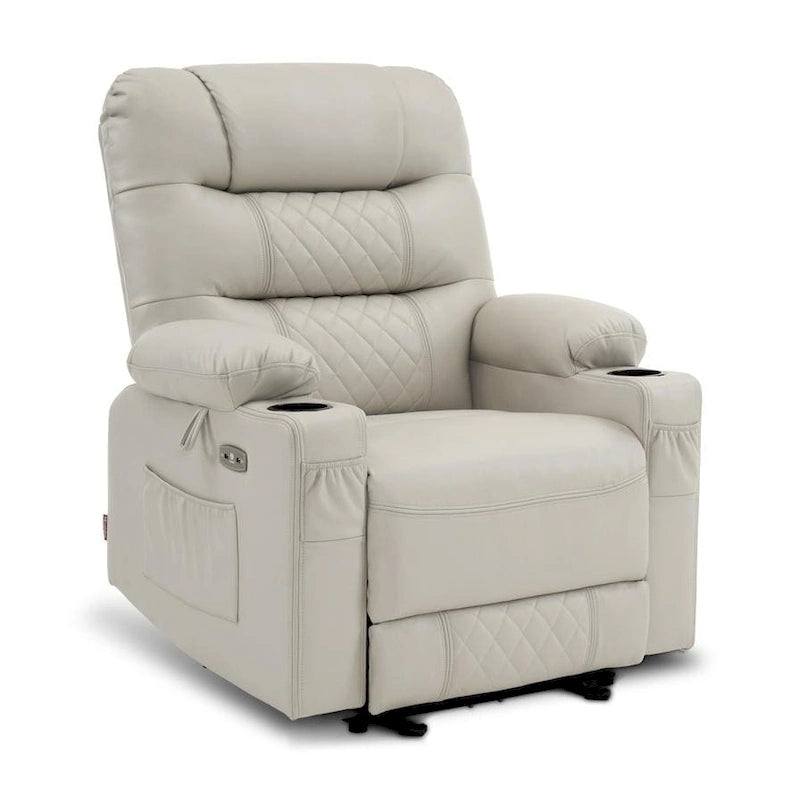 Fauteuil inclinable électrique massant et chauffant