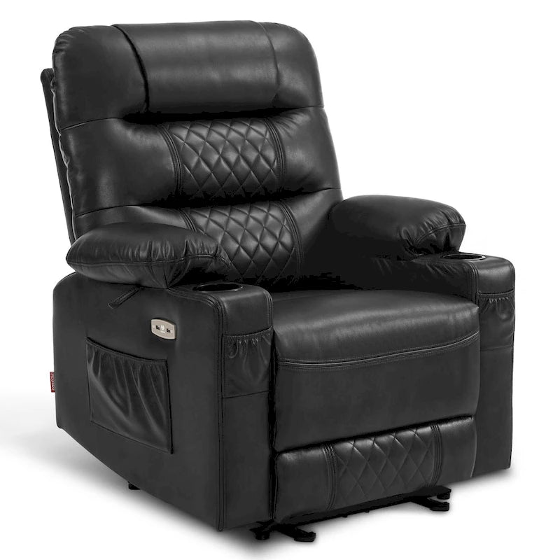 Fauteuil inclinable électrique massant et chauffant