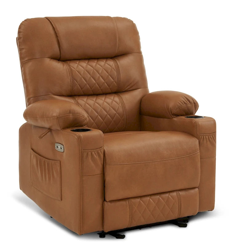 Fauteuil inclinable électrique massant et chauffant