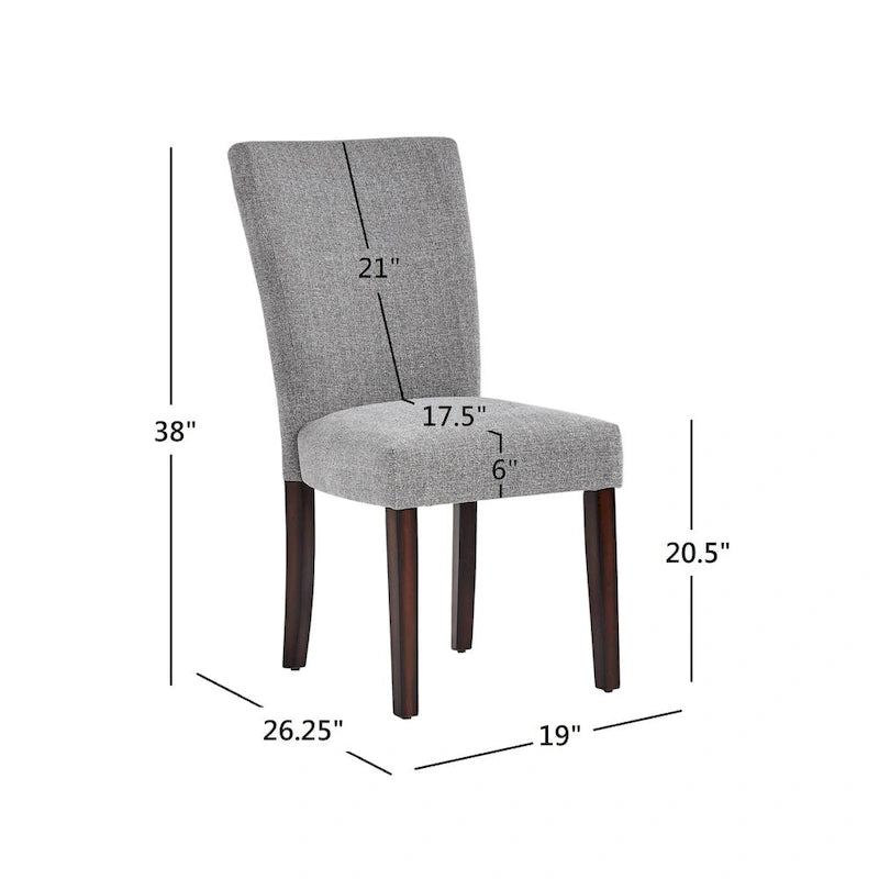 Chaise de salle à manger Parsons rembourrée