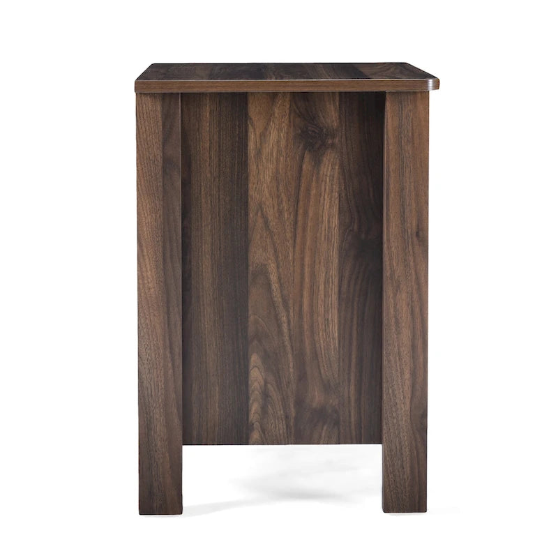 Table de chevet à deux tiroirs de style moderne