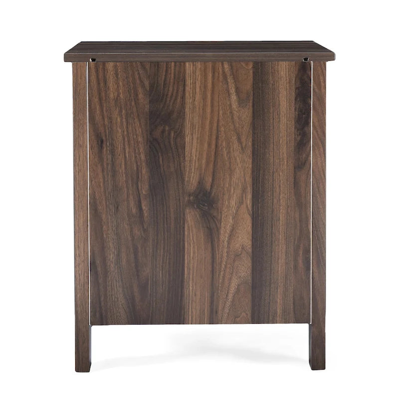 Table de chevet à deux tiroirs de style moderne
