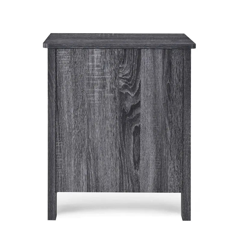 Table de chevet à deux tiroirs de style moderne