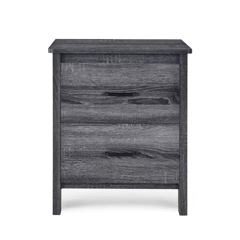 Table de chevet à deux tiroirs de style moderne