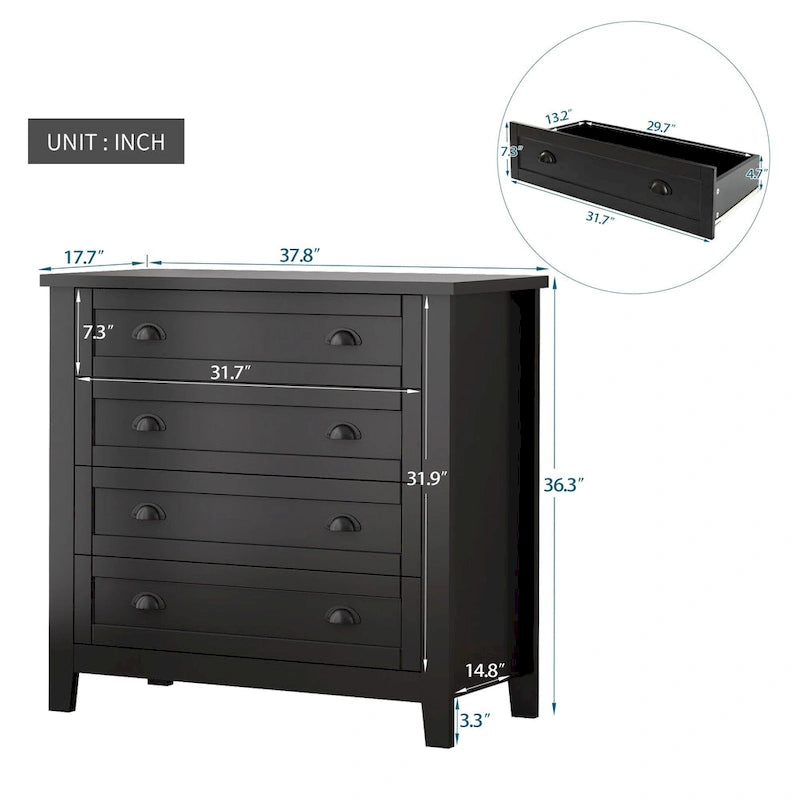 Commode de chambre moderne