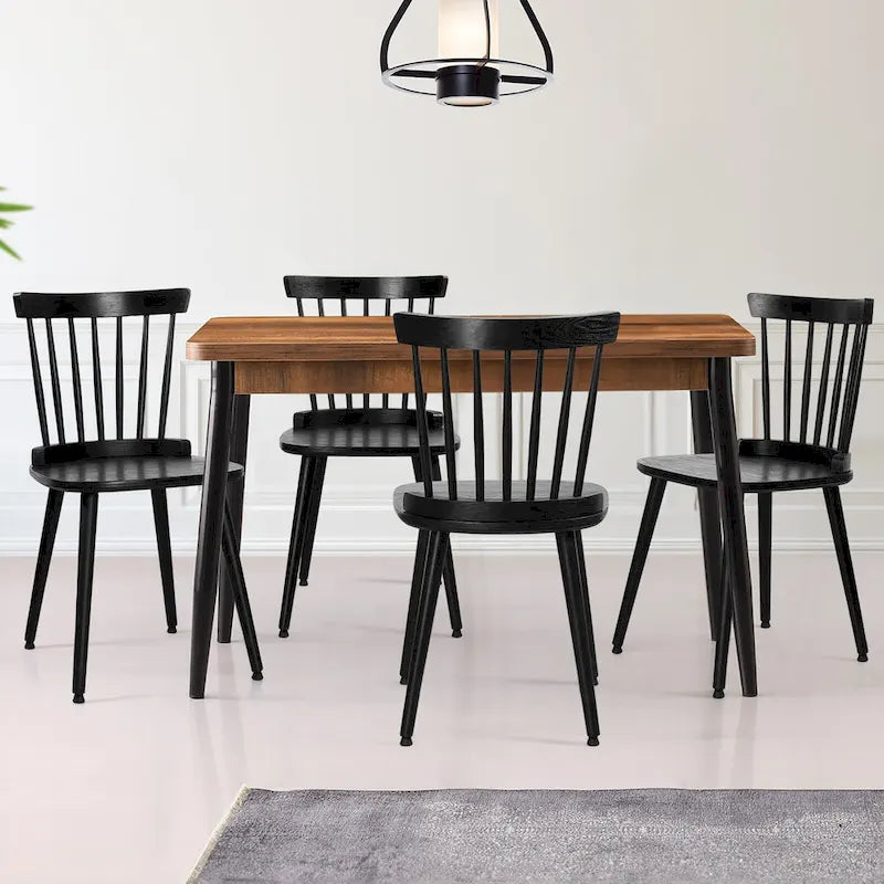 Chaise de salle à manger (à dossier à barreaux)