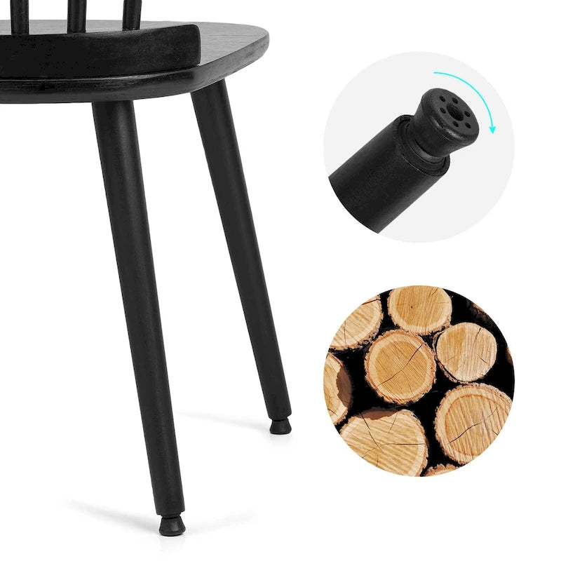 Chaise de salle à manger (à dossier à barreaux)