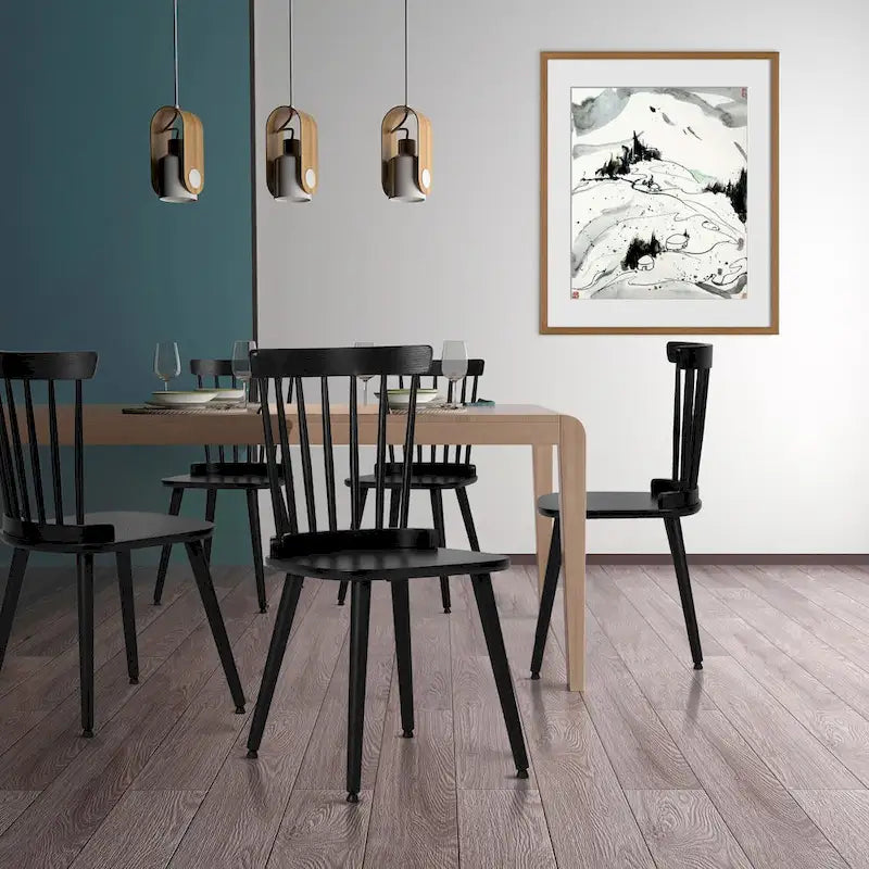 Chaise de salle à manger (à dossier à barreaux)