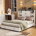 Cadre de lit double rustique