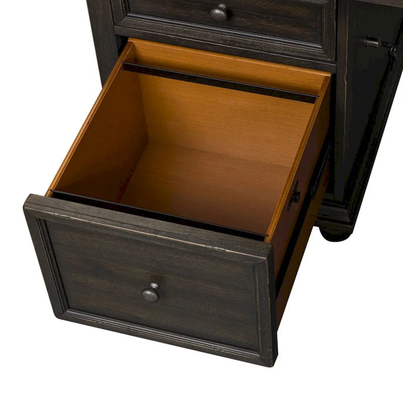 Décor de tableau noir en option | Bureau d'angle