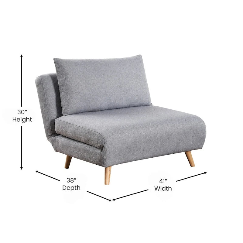 Chaise longue pliable