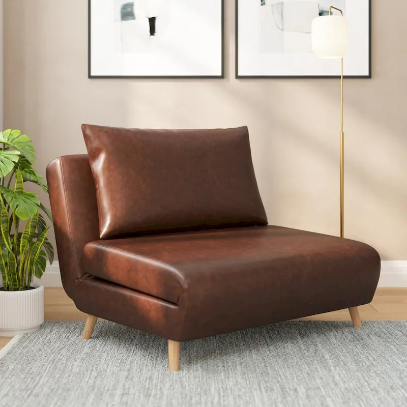 Chaise longue pliable