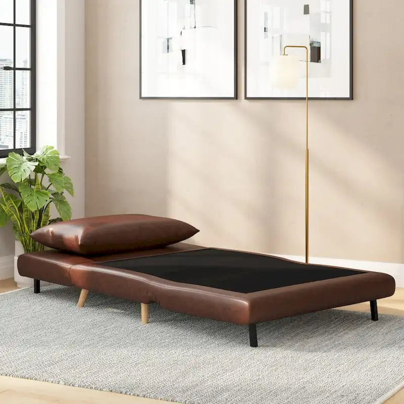 Chaise longue pliable