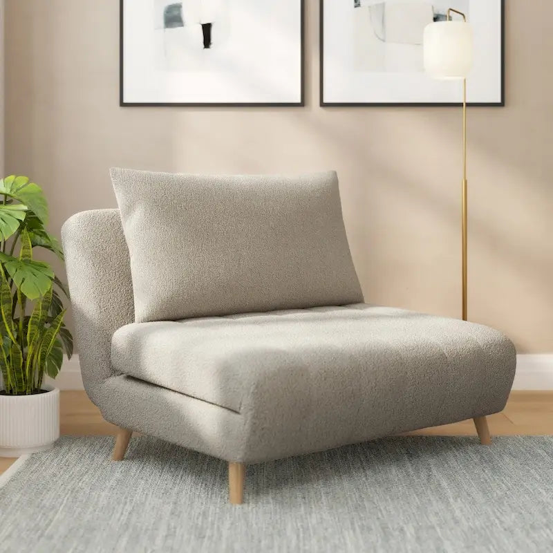 Chaise longue pliable